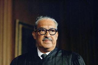 Which african american leader became cheap a justice in the supreme court